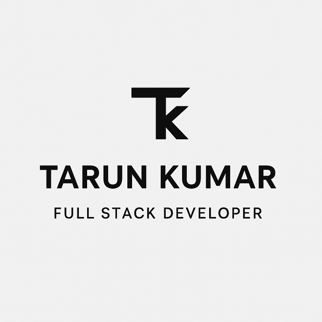 Tarun Kumar — Full Stack Developer Portfolio